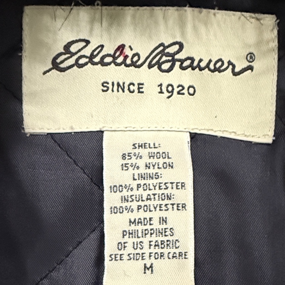 Eddie Bauer Plaid Women's Jacket with Faux Fur Detachable Collar - Picture 5 of 6